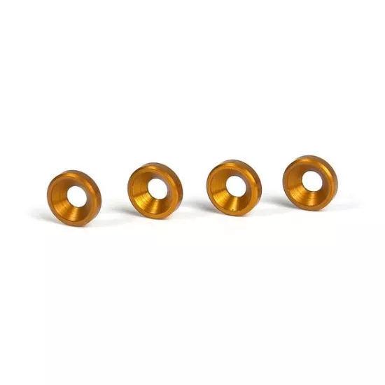Alu Countersunk Shim - Orange (4), X301159-O