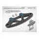 GRAPHITE BUMPER UPPER HOLDER FOR ADJUSTABLE BODY MOUNTS 2.5MM