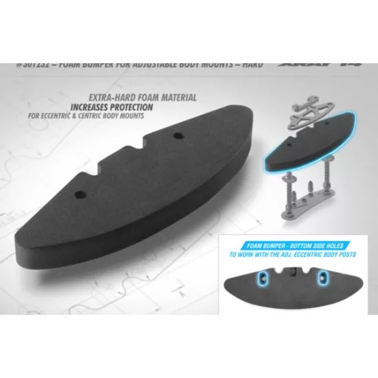 FOAM BUMPER FOR ADJUSTABLE BODY MOUNTS - HARD