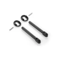 COMPOSITE REAR 6MM ADJUSTABLE BODY MOUNT SET +1MM HEIGHT