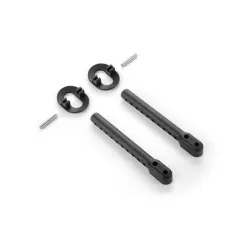 COMPOSITE REAR 6MM ADJUSTABLE BODY MOUNT SET +2MM HEIGHT