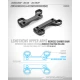 X4 ALU UPPER CLAMP -1MM - INNER SHOCK POSITION - SWISS 7075 T6 (L+R)