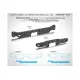 T4'20 ULP GRAPHITE SHOCK TOWER REAR 3.0MM - LOW