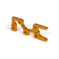 T2'009 Alu Front Lower Susp. Adjust. Bulkhead - Orange