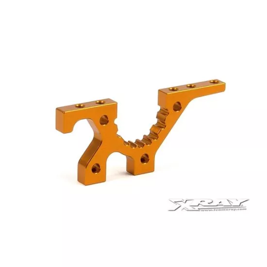 T3 Alu Front Lower Susp. Adjust. Bulkhead - Orange, X302027-O
