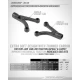 X4 CFF UPPER ARM - INNER SHOCK POSITION - EXTRA SOFT - FL/RR