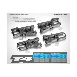 REAR SUSPENSION ARM LONG RIGHT - HARD