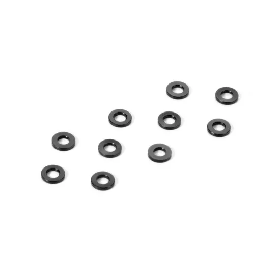 ALU SHIM 3x6x0.5MM - BLACK (10, X303121-K