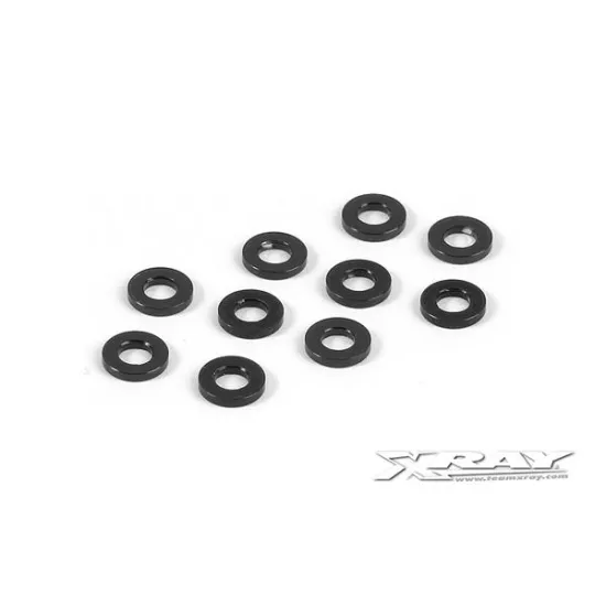 Alu Shim 3X6X1.0Mm - Black (10), X303122-K