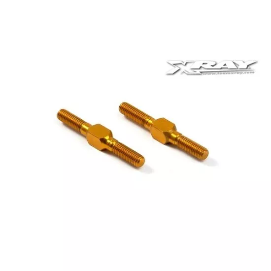 Alu Adj. Turnbuckle L/R 26 Mm - Orange - Swiss 7075 T6 (2), X303212-O