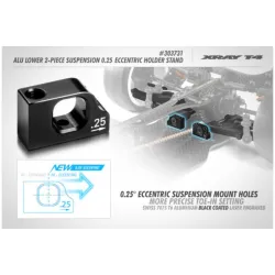 T4'20 ALU LOWER 2-PIECE SUSPENSION 0.25 ECCENTRIC HOLDER