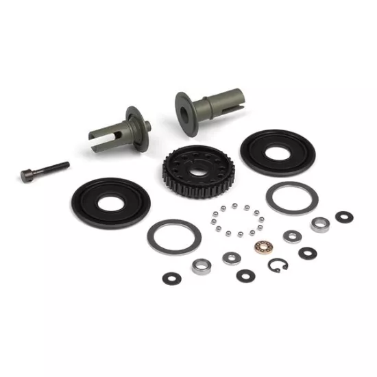 Ball Differential With Labyrinth Dust Covers Set 7075 T6, X305000