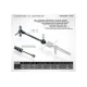 ECS BB DRIVE SHAFT 52MM - SET - HUDY SPRING STEEL