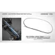 HIGH-PERFORMANCE LOW FRICTION KEVLAR DRIVE BELT 3 x 351 MM
