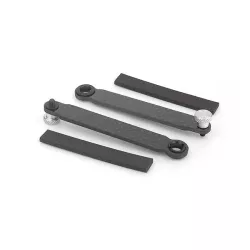BATTERY MOUNT STRAP - 2.5 MM GRAPHITE FOR 3 BATT. - SET, X306110