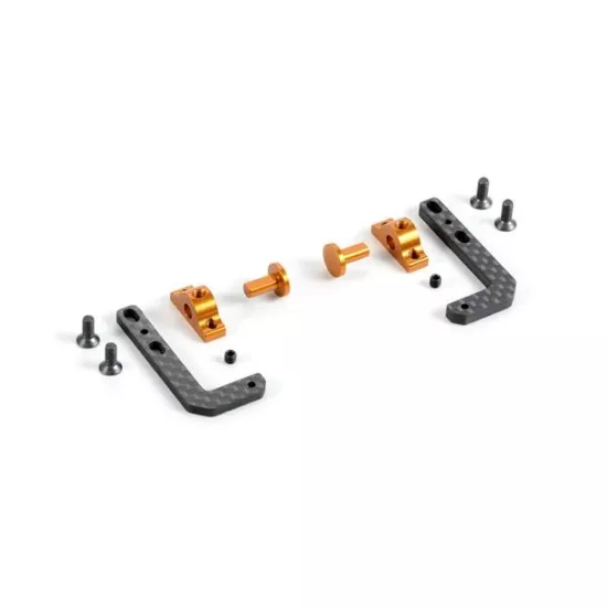 T4 Graphite + Alu Fully Adjustable Battery Holder