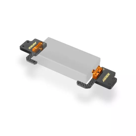 Xray T4 Alu Fully Adj. Battery Holder + Weight For Shorty Batteries