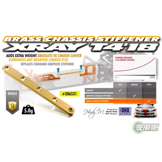 BRASS CHASSIS STIFFENER, X306531