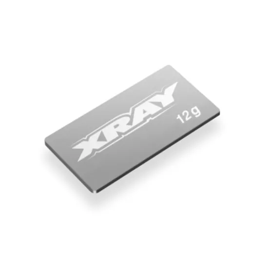 XRAY PURE TUNGSTEN CHASSIS WEIGHT 12g