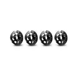 Alu Xray Shock Spring Retaining Collar - Black (4)