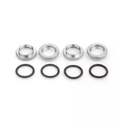 Shock Adj. Nut Alu + O-Ring (4), X308040