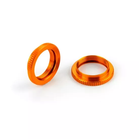 ULP ALU SHOCK ADJUSTABLE NUT - V2 - ORANGE (2)