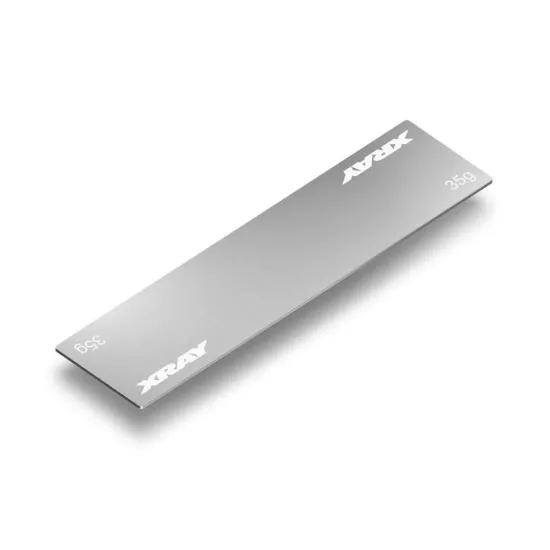 XRAY STAINLESS STEEL WEIGHT FOR SLIM BATTERY PACK 35G