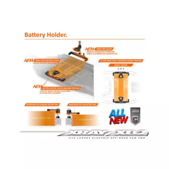 Xray Xb2 2020 - 2Wd 1/10 Electric Off Road Car - Carpet Edition