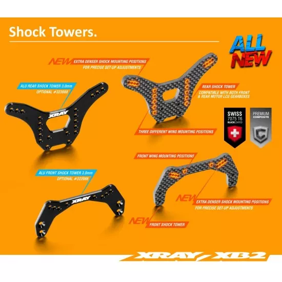 Xray Xb2C'21 - 2Wd 1/10 Electric Off-Road Car - Carpet Edition