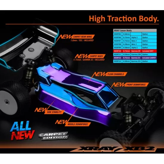 Xray Xb2C'21 - 2Wd 1/10 Electric Off-Road Car - Carpet Edition
