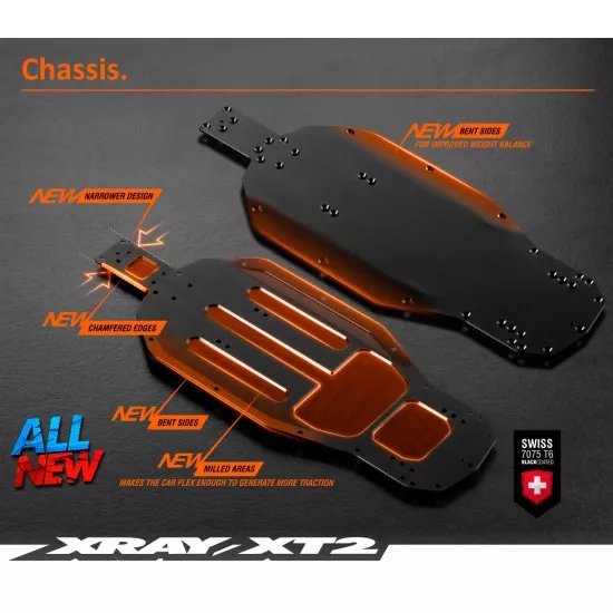 Xray Xt2C 2021 2Wd 1/10 Electric Stadium Truck Carpet Edition