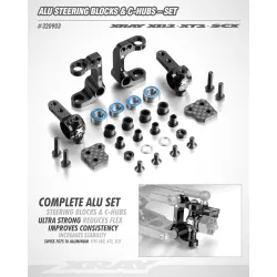 Alu Steering Blocks & C-Hubs - Set