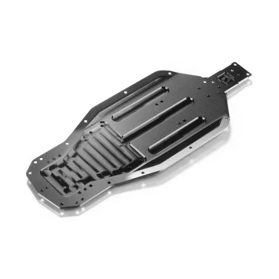 Xb2 2023 Alu Chassis With Bent Sides - Swiss 7075 T6 - 2.5Mm - Short