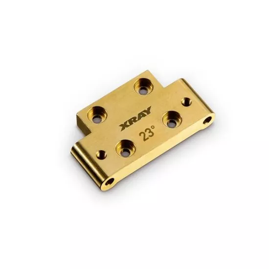 Brass 46G Front Lower Arm Mount 23°/29° Kick-Up