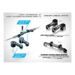 XB2 Alu Steering Arm - Swiss 7075 T6 - Set