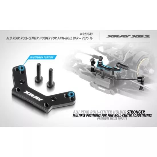 Alu Rear Roll-Center Holder For Anti-Roll Bar - 7075 T6