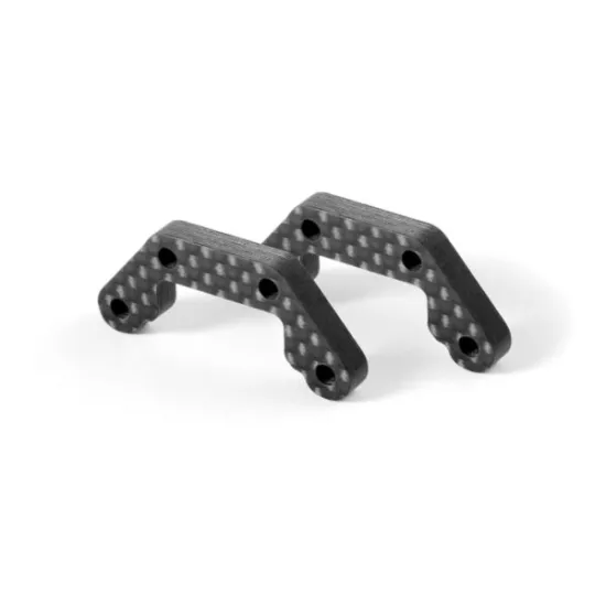 XT2 GRAPHITE REAR SHOCK TOWER EXTENSION 4.0MM (2), #X323552