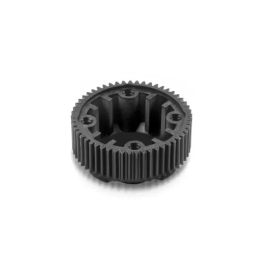 COMPOSITE GEAR DIFFERENTIAL CASE WITH PULLEY 53T - LCG - GRAPHITE