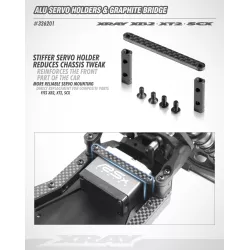 Alu Servo Holders & Graphite Bridge