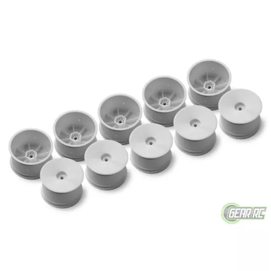 Xray 2Wd/4Wd Rear Wheel Aerodisk With 12Mm Hex - V2 - White (10)