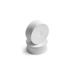 2WD FRONT WHEEL AERODISK WITH 12MM HEX IFMAR - WHITE (2)