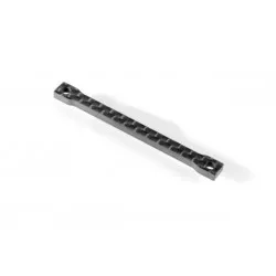 GRAPHITE REAR BULKHEAD BRACE 2.5MM, #X333054
