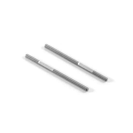 REAR LOWER INNER PIVOT PIN WITH FLAT SPOT  (2)