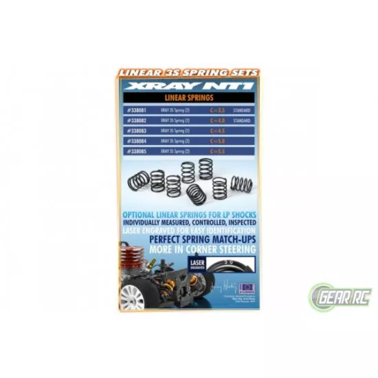 XRAY 3S SPRING-SET C=5.5 (2)