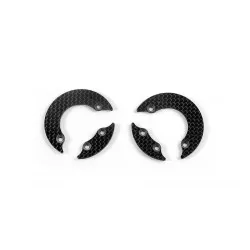 GRAPHITE REAR AERODYNAMIC DISC2.2MM - LEFT+RIGHT - SET, X345370