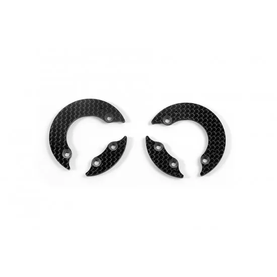 GRAPHITE REAR AERODYNAMIC DISC2.2MM - LEFT+RIGHT - SET, X345370