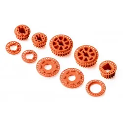 Low Friction Composite Belt Pulley Set -- Graphite