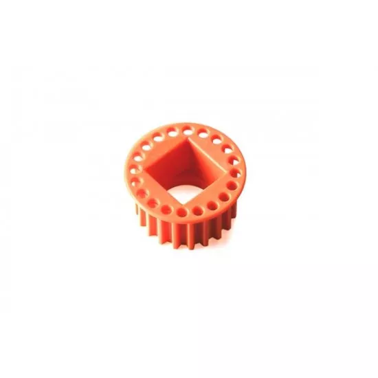Low Friction Composite 2-Speed Belt Pulley 20T - Center - Graphite