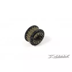 ALU FRONT BELT PULLEY 18T o6 - CENTER - SET, X345958