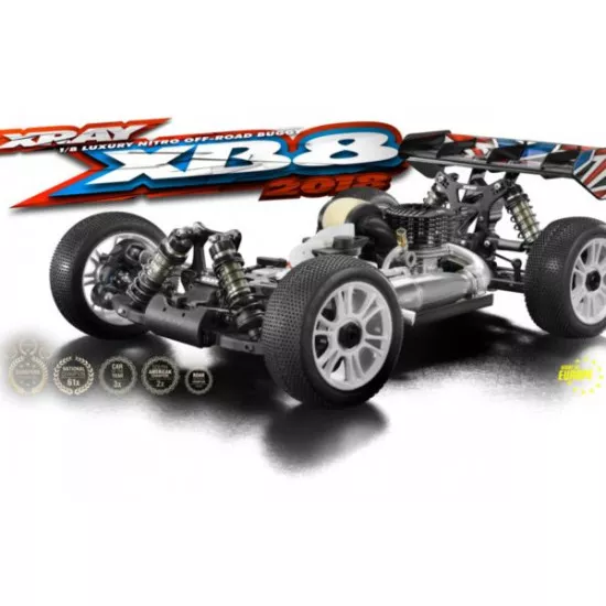 Xray Xb8 - 2018 Specs - 1/8 Luxury Nitro Off-Road Car(niet meer leverbaar vervangende nummer X350017)